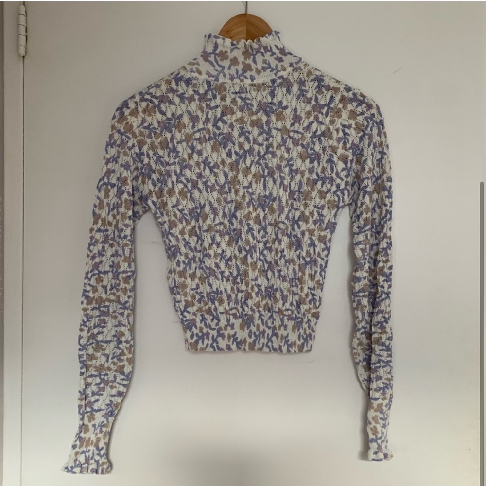 Floral Long Sleeve Blouse - Zara